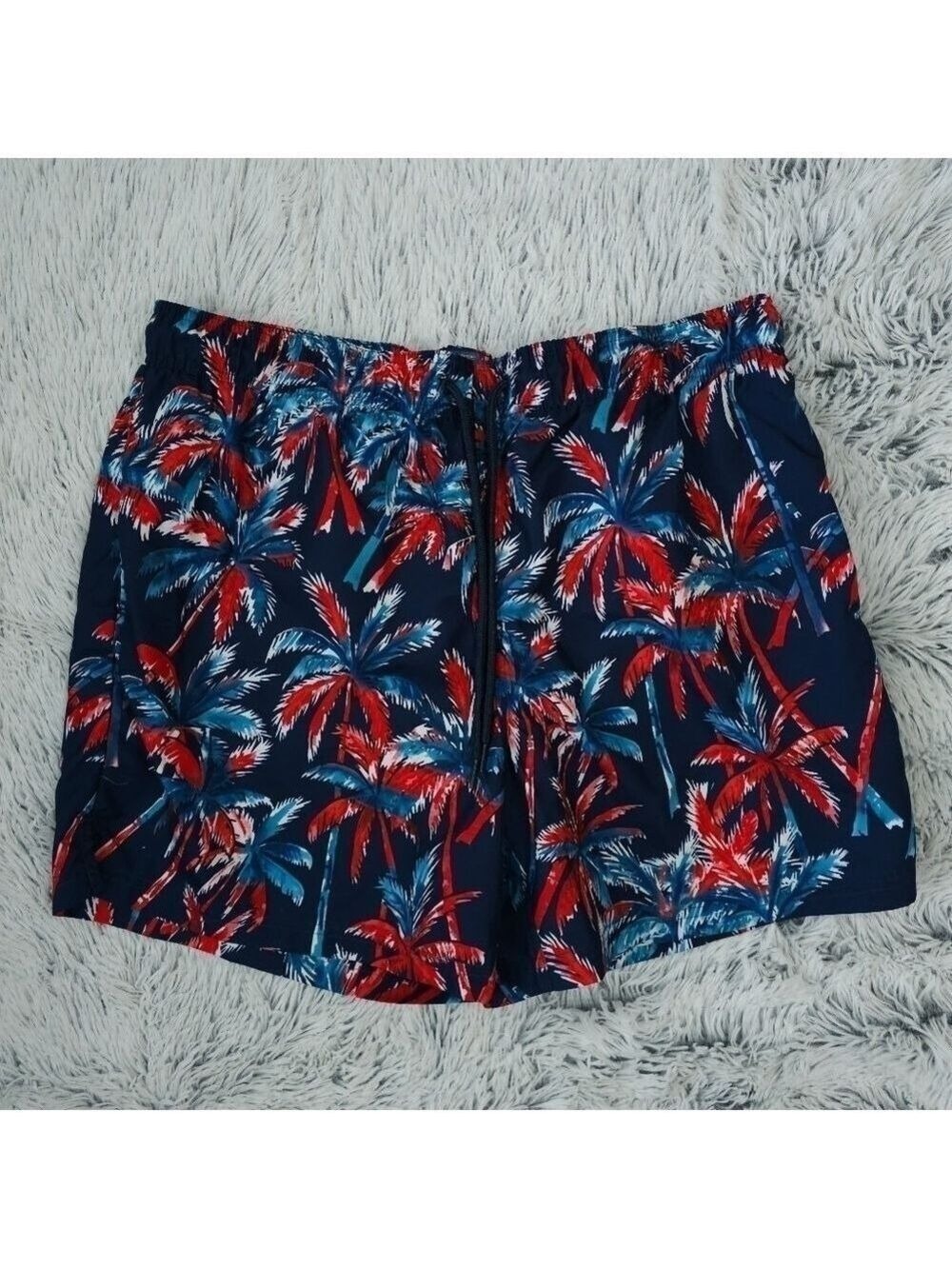 3 for $10 George Palm Tree Printed Swim Trunks men's XL